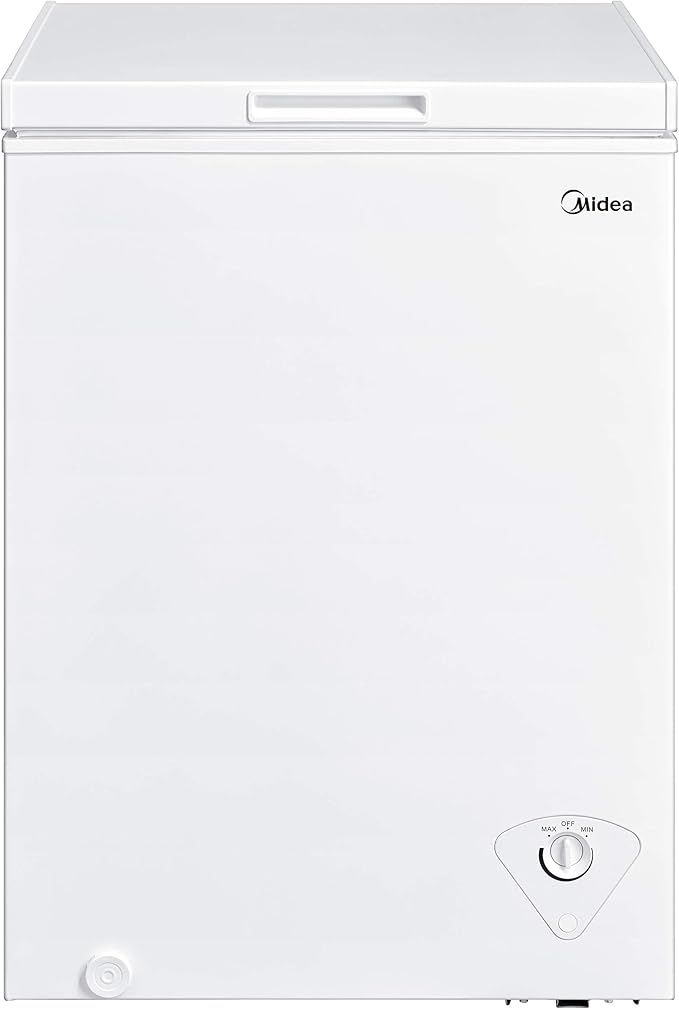 Midea MRC04M3AWW Single Door Chest Freezer, 3.5 Cubic Feet, White | Amazon (US)