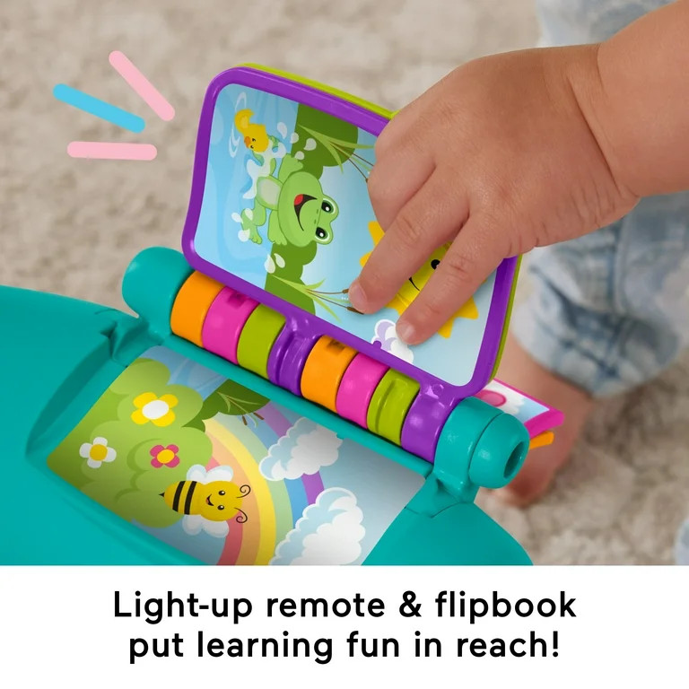 Fisher-Price Laugh & Learn Smart Stages Chair Electronic Learning Toy for Toddlers, Teal | Walmart (US)