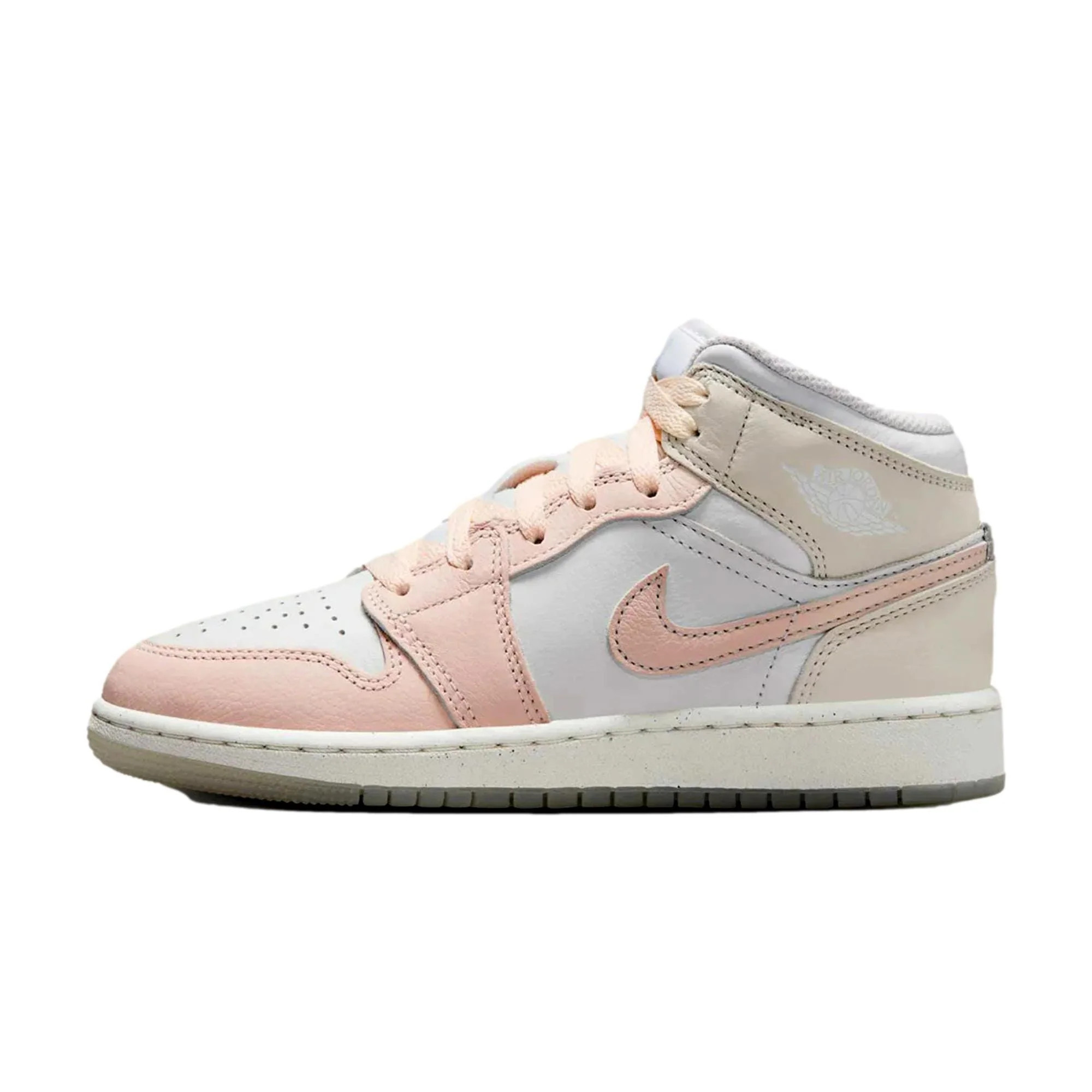 Nike Air Jordan 1 Mid SE Sail / Guava Ice - Sea Glass HJ5940-100 Grade-School | Shop Simon