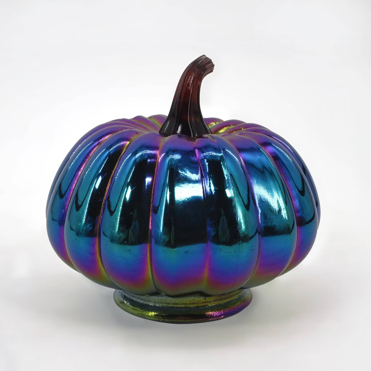 Dark Iridescent Short Halloween Pumpkin Figurines - Bullseye's Playground™ | Target