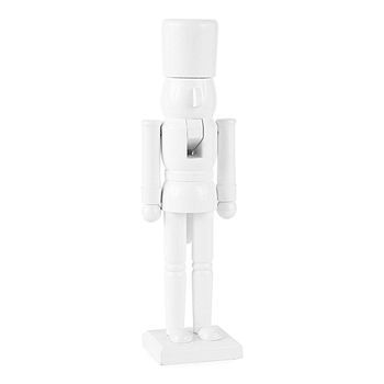 North Pole Trading Co. 14" White Lacquer Christmas Nutcracker, Color: Caucasian - JCPenney | JCPenney