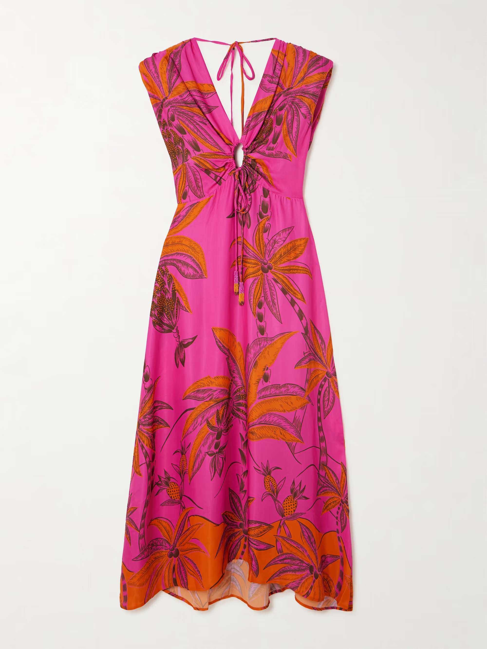 Beach Forest printed LENZING™ ECOVERO™ maxi dress | NET-A-PORTER (UK & EU)