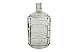 Creative Co-Op Large Transparent Vintage Reproduction Glass Bottle with Embossed Rectangle Design... | Amazon (US)