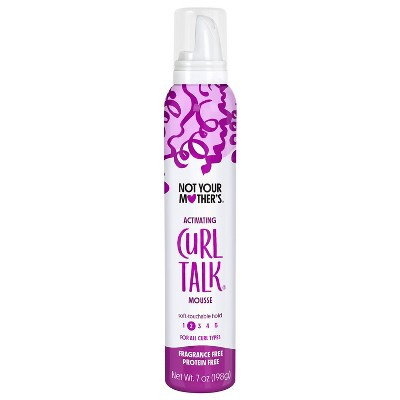 Not Your Mother's Curl Talk Fragrance Free Mousse - 7oz | Target