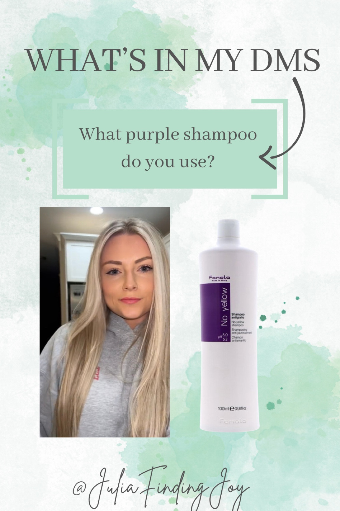 Fanola Shampoo! I’ve been using this purple shampoo for years to keep my blonde cool toned! 

#LTKstyletip #LTKbeauty #LTKFind