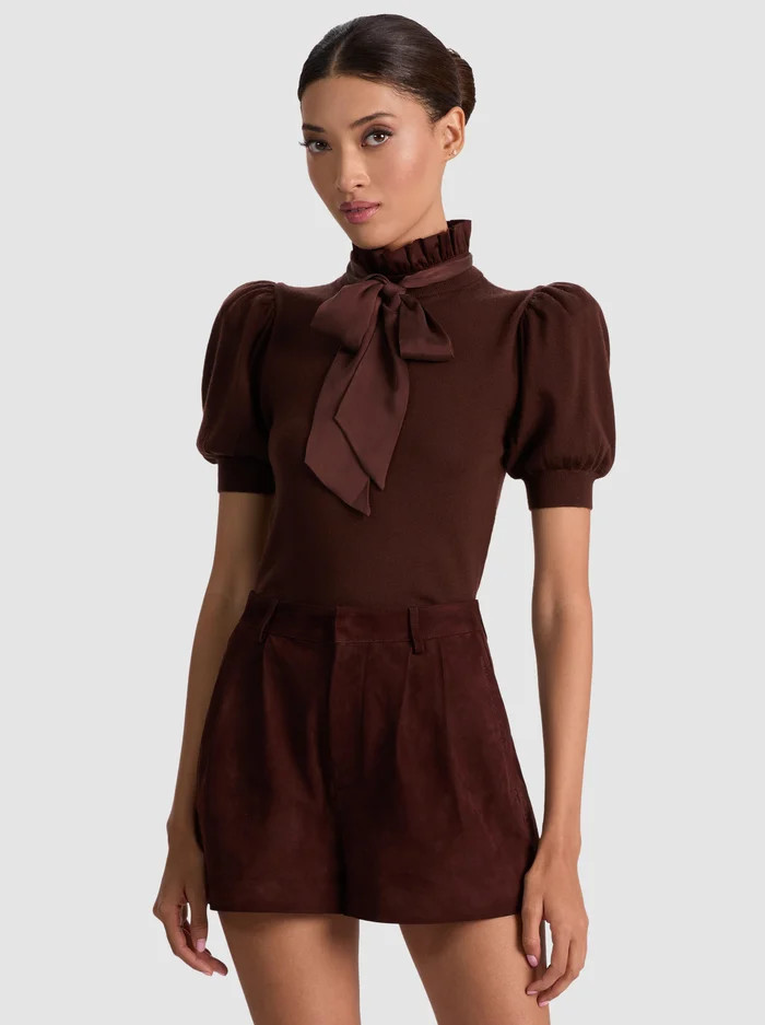 CHASE PUFF SLEEVE SWEATER | Alice + Olivia