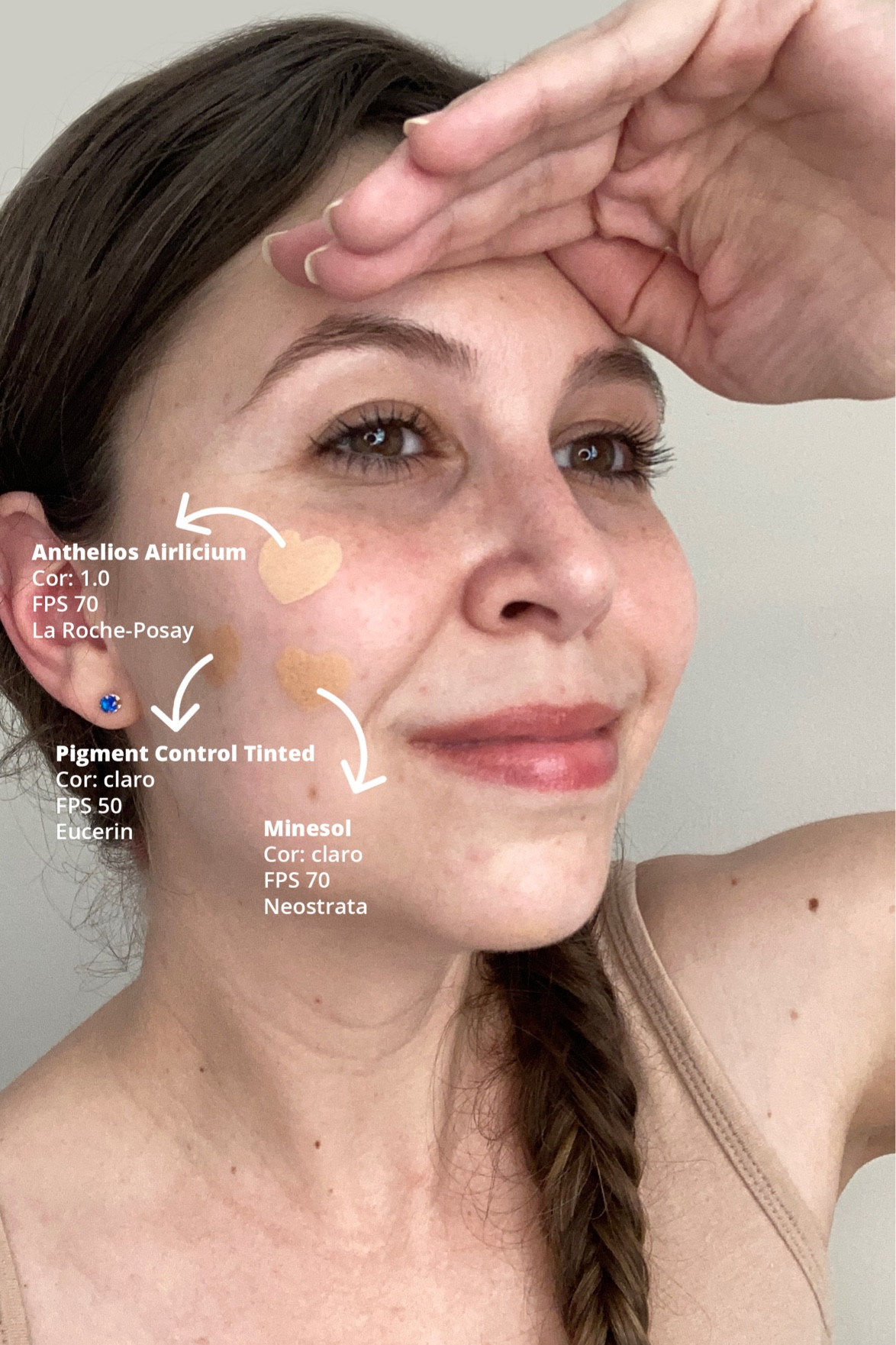 Bora encontrar um protetor solar com cor para chamar de seu? ☀️

Uma das dificuldades que eu tive ao procurar um protetor solar com cor para proteger minha pele e minhas manchinhas do rosto foi encontrar uma cor que se adapta-se bem ao meu tom de pele (sou bem clara).

Esses citados na foto foram alguns dos protetores com cores claras que testei. 
Alguns ficavam mais escuros que o tom da minha pele, outros mais alaranjados…

Julgando só pela cor das embalagens ficava difícil acertar. Então, procurar por fotos de pessoas reais na internet usando os protetores com cor me ajudou bastante na minha escolha. Afinal, não dá pra ficar torrando nosso rico dinheirinho com achismos, né?

Nessa busca encontrei o  protetor Anthelios Airlicium, da La Roche-Posay, o meu favorito até o momento! Minha cor é a 1.0! Achei que ele tem uma cobertura média e uma textura mais sequinha, que não deixa minha pele oleosa. 💛

Espero que esse post te ajude a encontrar o seu protetor solar com a cor ideal para o seu tom de pele! ✨


#LTKBrazil 
#protetorsolarcomcor
#protetorsolarlaroche
#protetorsolareucerin
#protetorsolarneostrata

#LTKbeauty #LTKbrasil