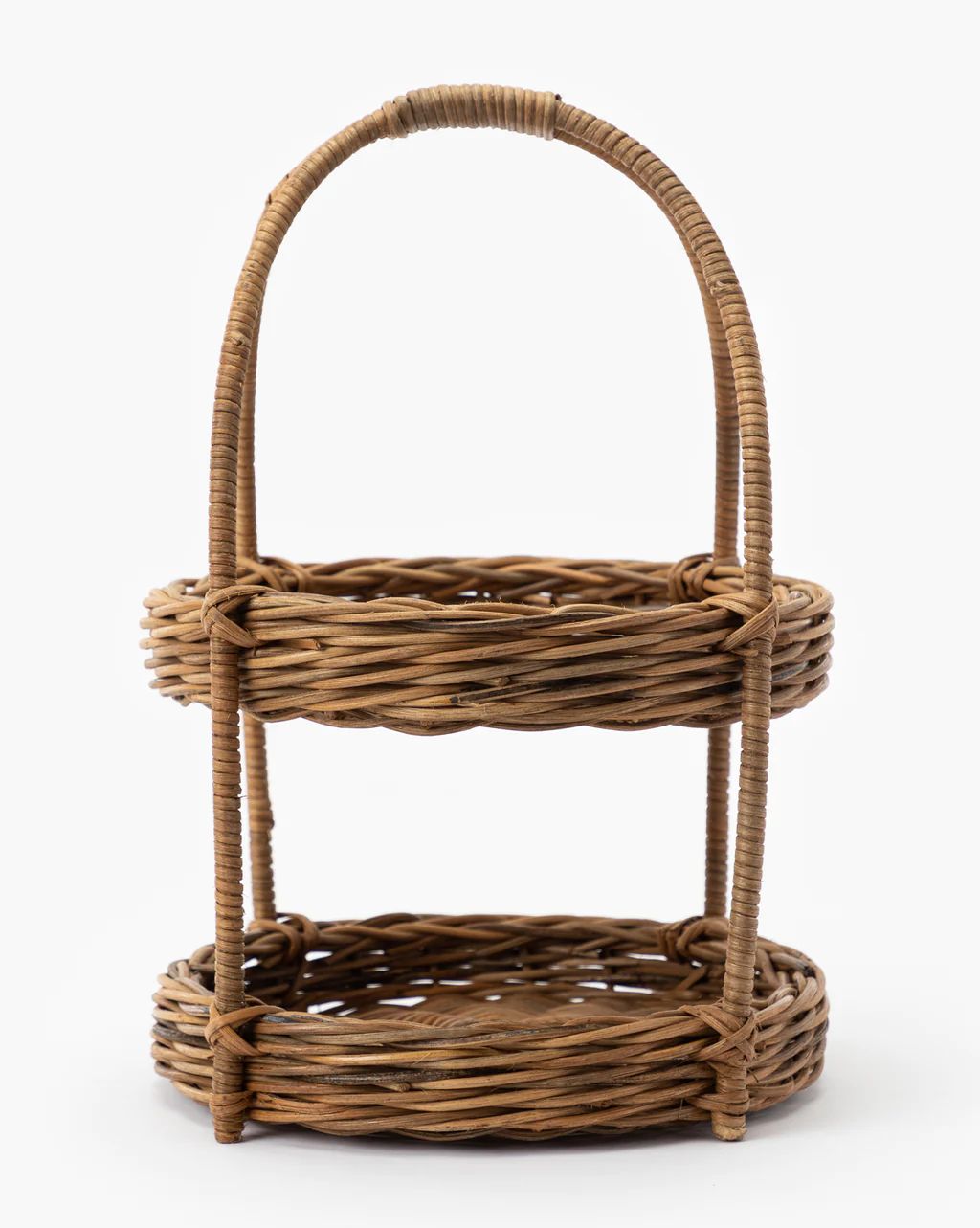 Two-tier Wicker Tray | McGee & Co.