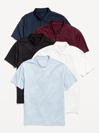 Tech Core Polo 5-Pack for Men | Old Navy (US)