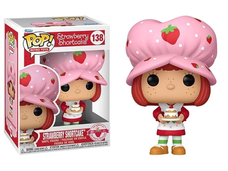 Funko Strawberry Shortcake with Hat + Pop Protector: Retro Toys Pop! Vinyl Figure (Gift Set Bundl... | Amazon (US)