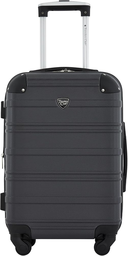 Travelers Club Phoenix Luggage, Blackened Pearl, 22-Inch Carry-On | Amazon (US)