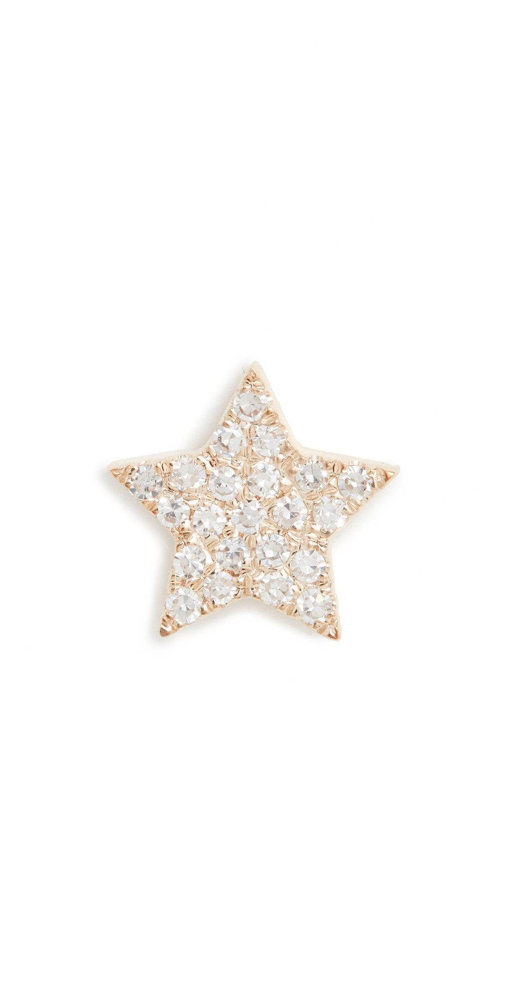 EF Collection Diamond Star Single Stud Earring | Shopbop