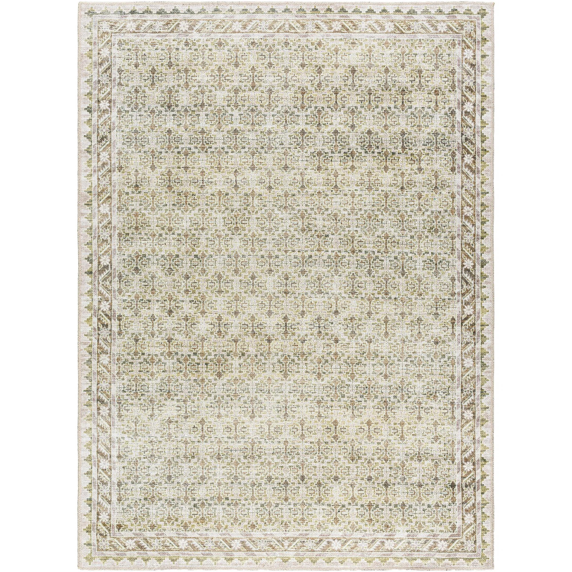 Our PNW Home x Livabliss Rainier Machine Washable Cream Traditional Area Rug & Reviews | Wayfair | Wayfair North America