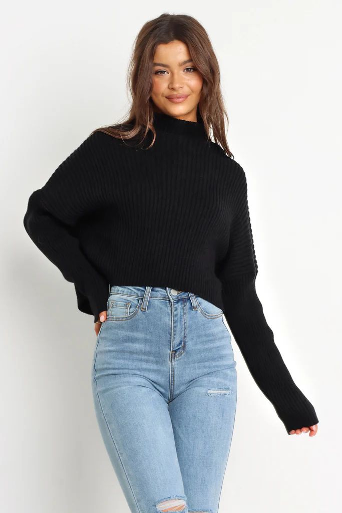 Whitaker Knit Sweater - Black | Petal & Pup (AU)