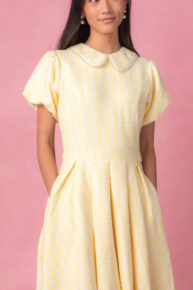 Celine Dress in Yellow | Ivy City Co