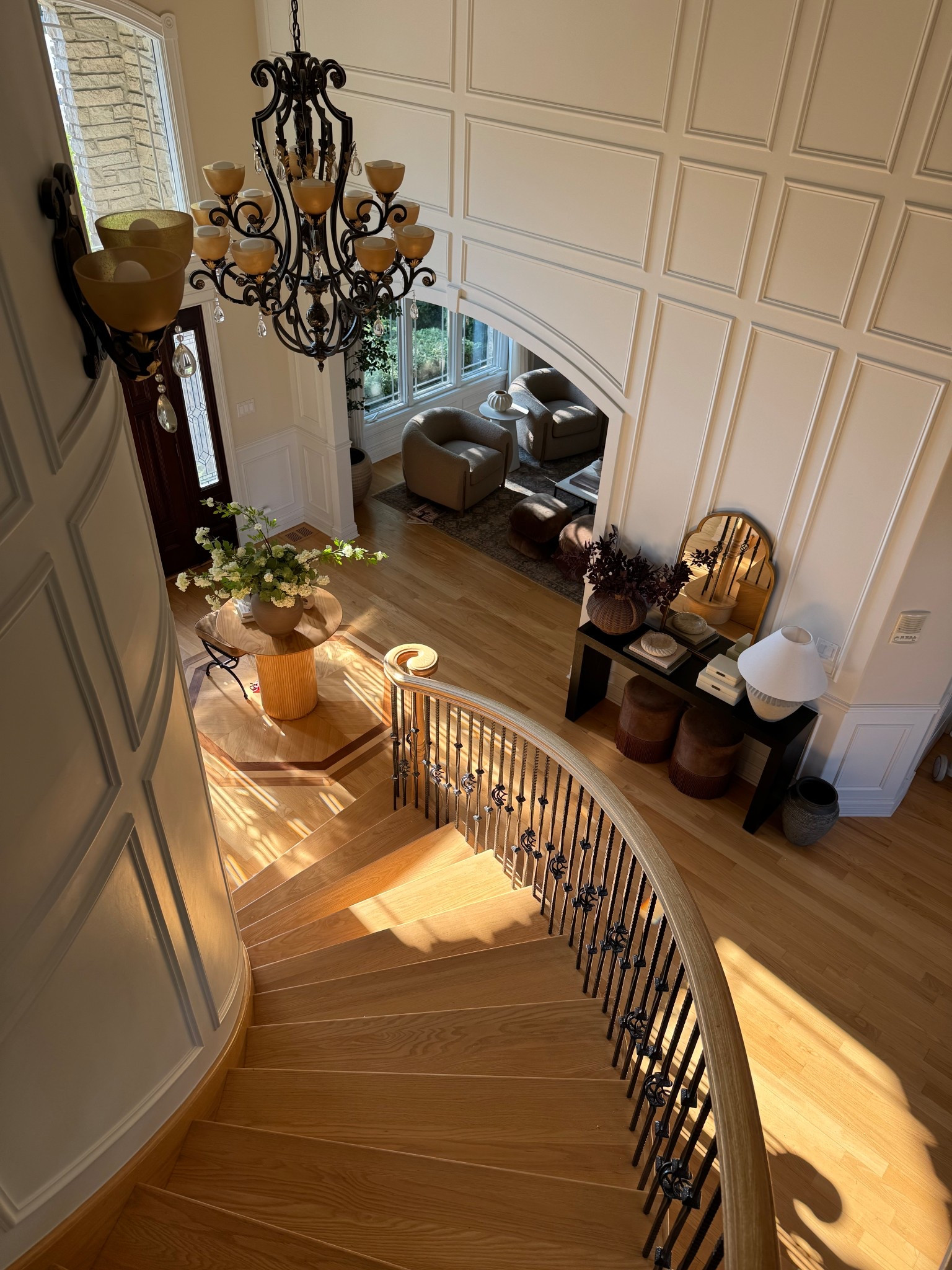 The view from top of stairs 🍂

#LTKStyleTip #LTKHome #LTKSeasonal