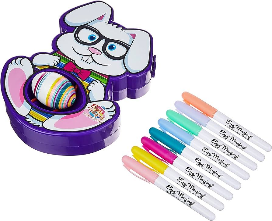 The Eggmazing Egg Decorator Kit - Includes Bunny Egg Decorating Spinner Arts and Crafts Set with ... | Amazon (US)