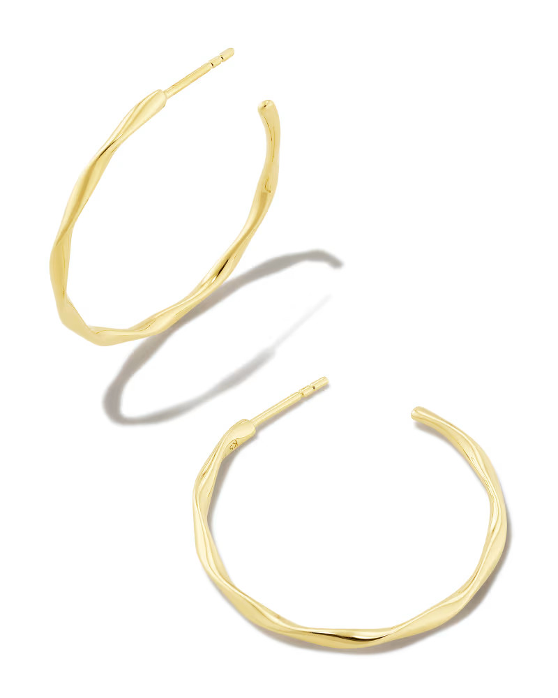 Aspen Hoop Earrings in 18k Gold Vermeil | Kendra Scott | Kendra Scott