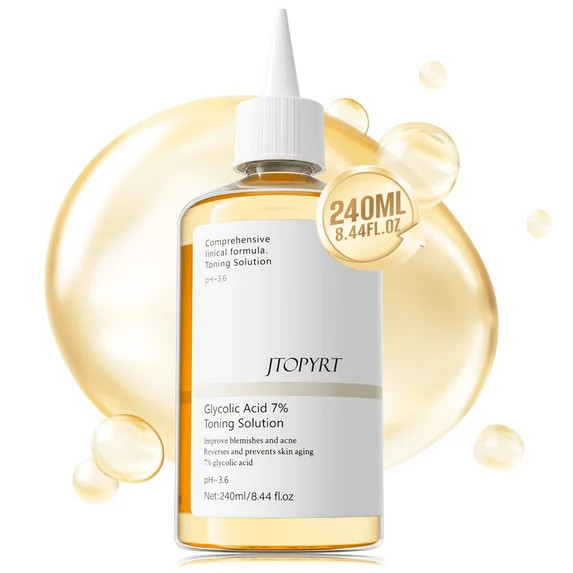 ‌Glycolic Acid Toner Gently Exfoliating Reveals Smoother and Clearer Skin 240ml | Walmart (US)