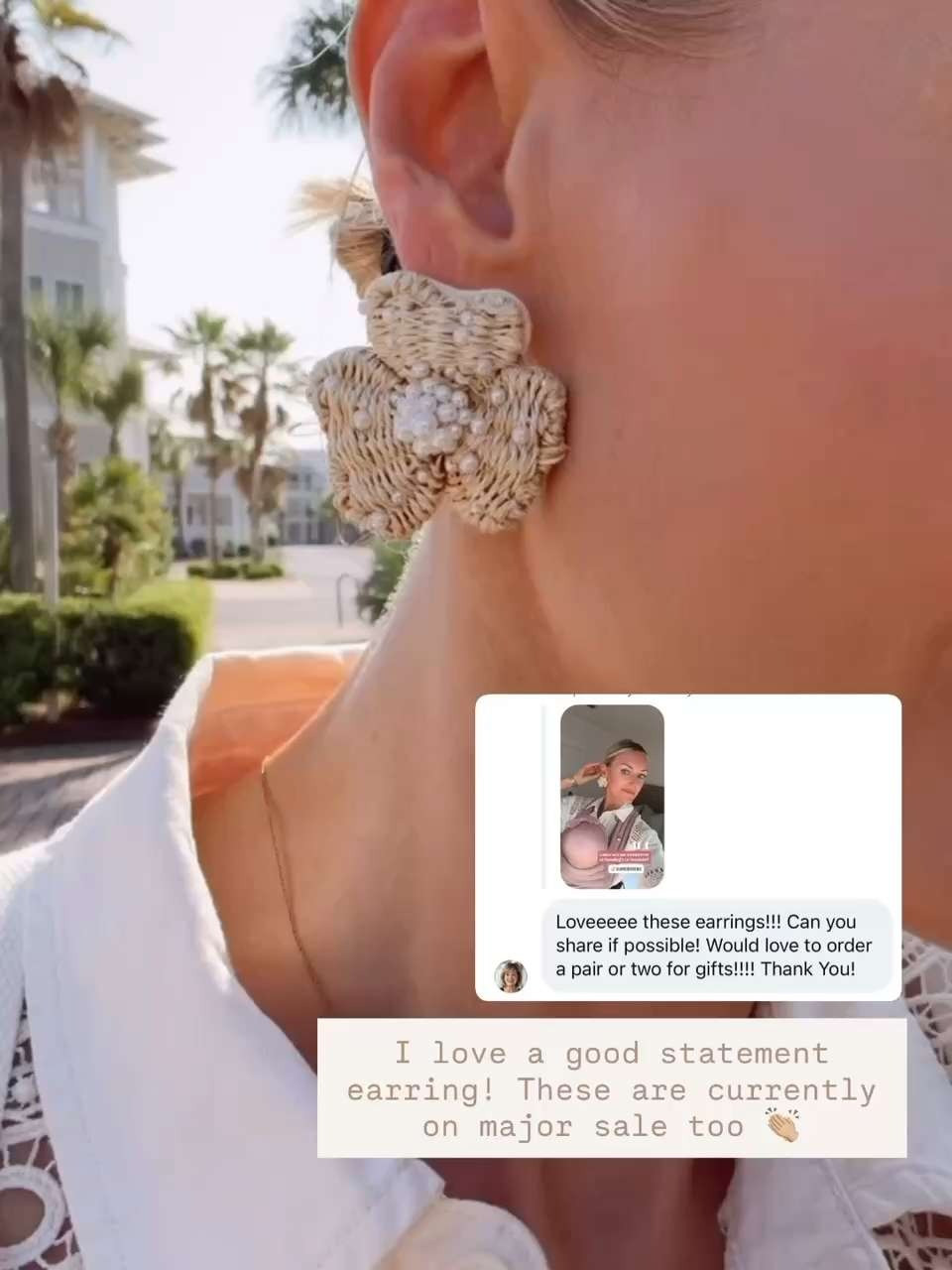 Obsessed with these floral raffia statement earrings for spring & summer!

Loverly Grey, statement earrings, raffia earrings, beach accessories, resort wear, summer accessories 

 #LTKSeasonal
