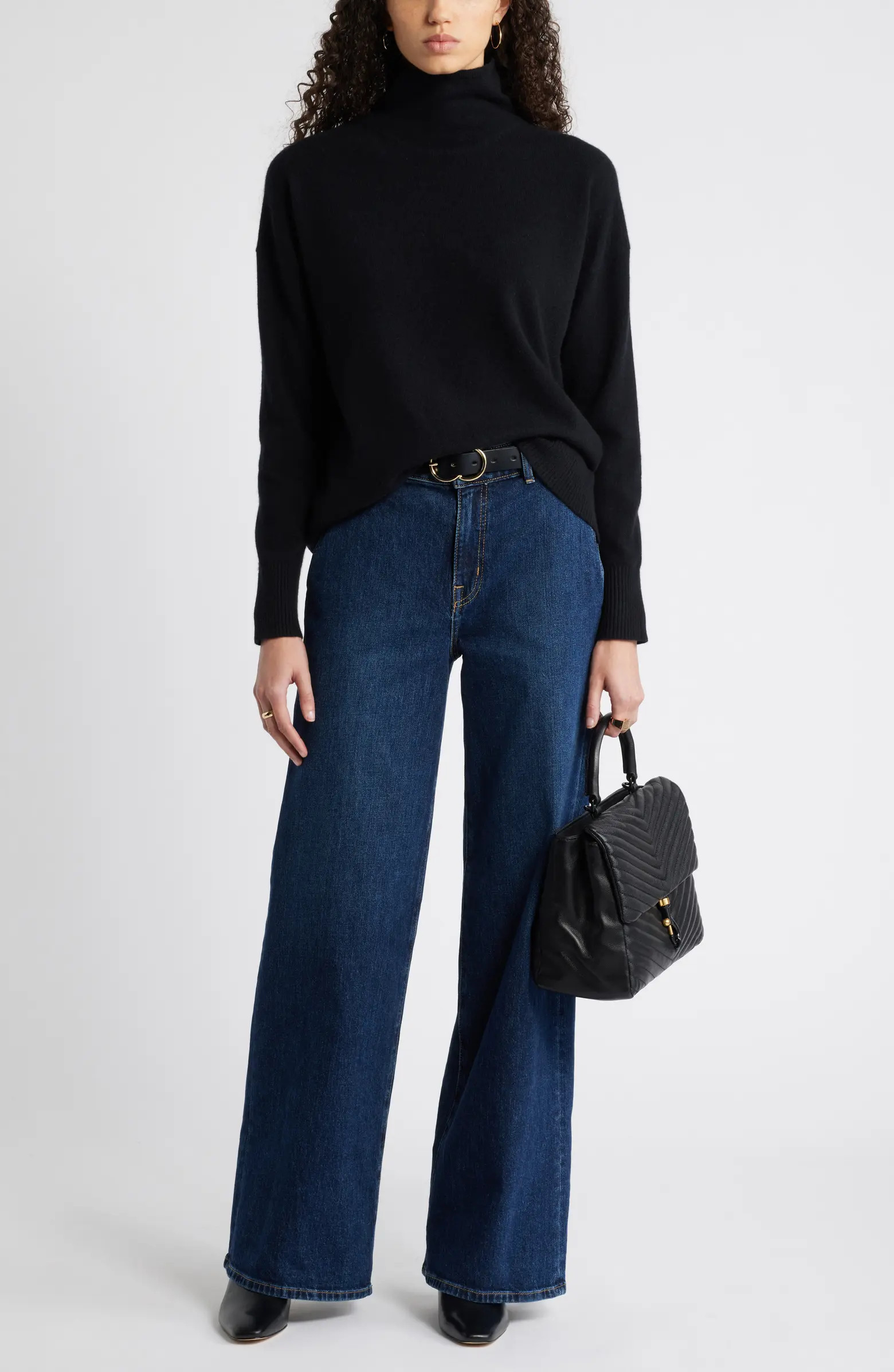 Oversize Cashmere Turtleneck Sweater | Nordstrom