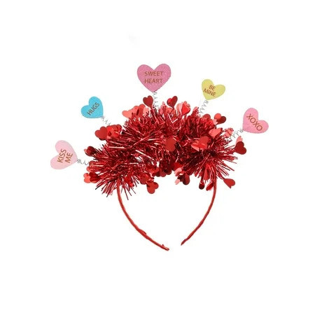 Way to Celebrate Valentine's Day Candy Heart Headband, 1 Piece | Walmart (US)