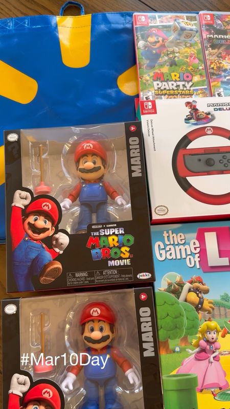 #WalmartPartner -  Mario10 is Mario Day! This is an annual celebration of all things Mario and we are really excited to share our fun games and accessories I purchased from @walmart . We enjoy having fun together and you can also! 
I have great news! March 10th thru 16th you can save up to $20 on select Switch titles like Mario Kart 8 Deluxe, Super Mario Party, and more for a limited time on Walmart.com.  Awesome!  #Mario10Day #Mar10 #PrincessPeachImpact 

Make Mario and friends a part of your family game time. Head to Walmart or Walmart.com before the savings ends! 
What are you going to buy for Mar10? 

#LTKfindsunder100 #LTKfamily #LTKkids