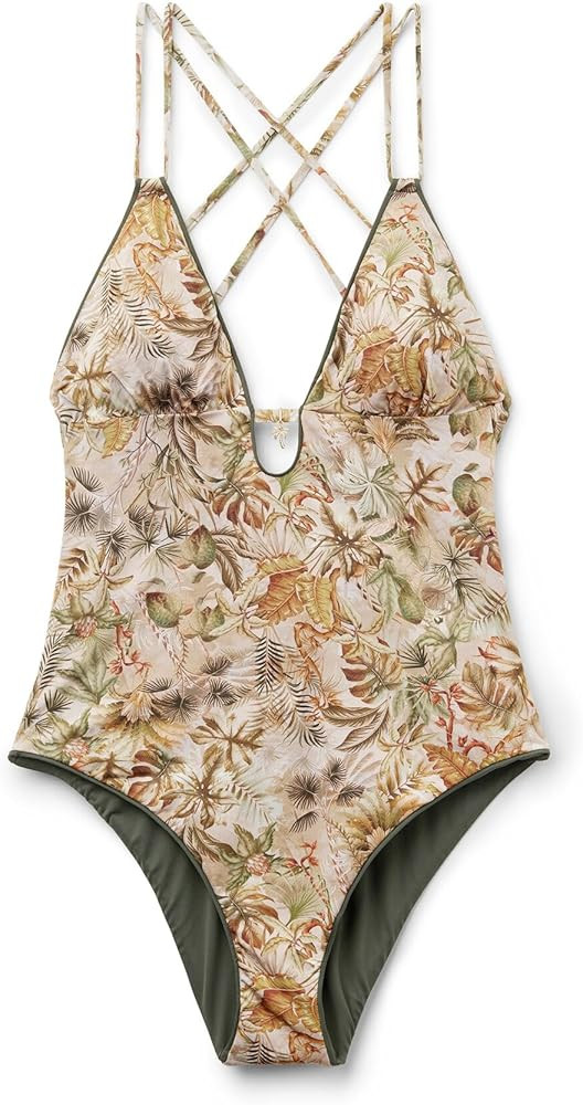 CALZEDONIA Woman's Tropical Foliage One Piece Swimsuit | Amazon (US)