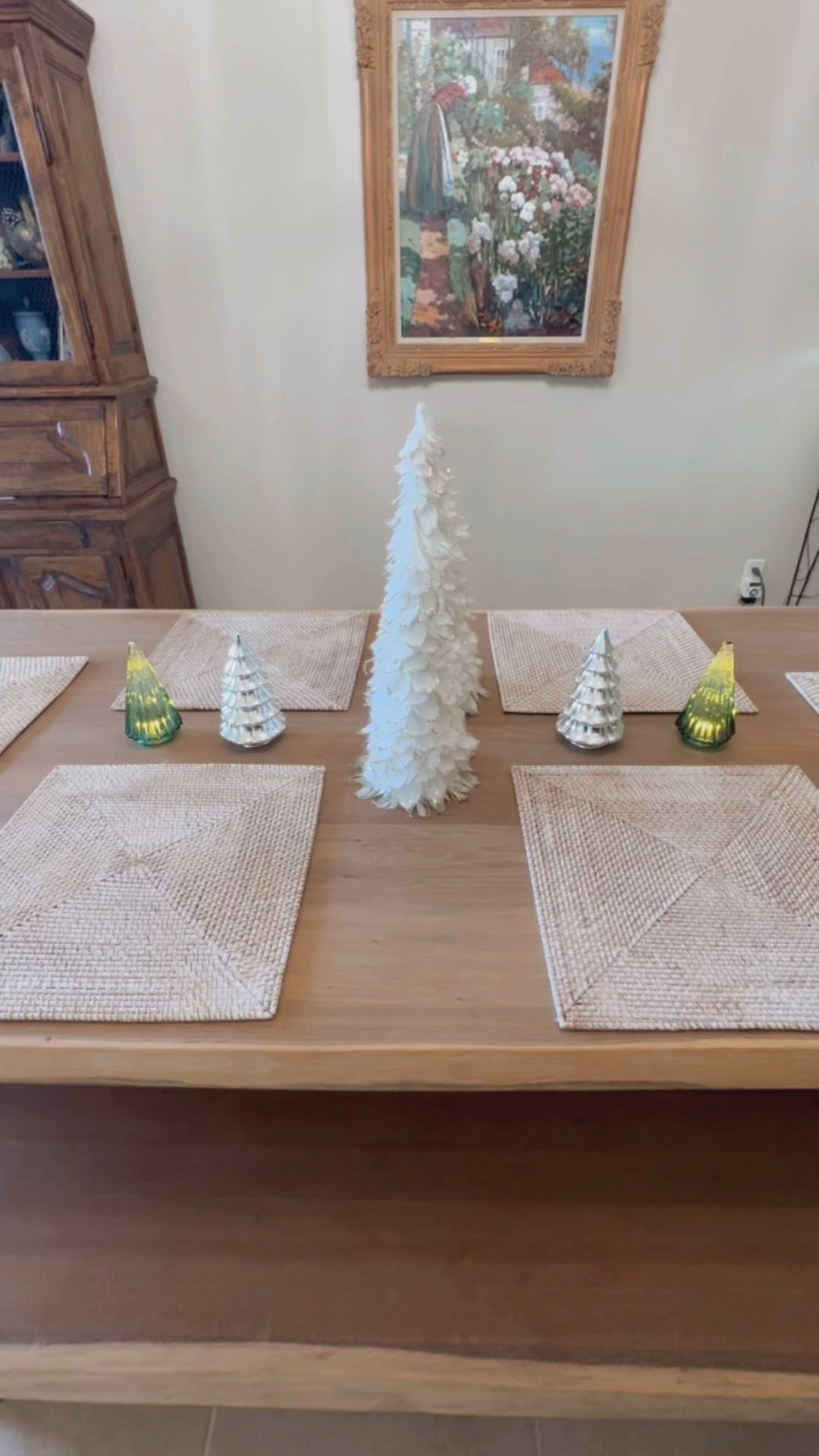 Simple inexpensive Christmas decor! Love these feather trees with a subtle sparkle and the glass green trees which have lights. Budget friendly too 🎄✨✨ #christmasdecor #LTKholiday #target #targetchristmas @target

#LTKSeasonal #LTKHome #LTKHoliday