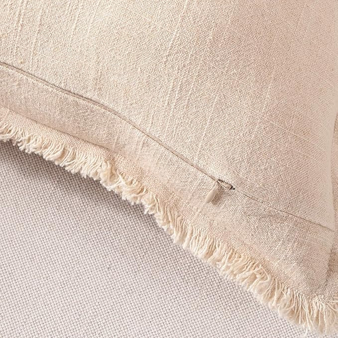 ATLINIA Decor Throw Pillow Cover - Decorative Farmhouse 20x20 Pillows Cover Linen Boho Cushion Co... | Amazon (US)