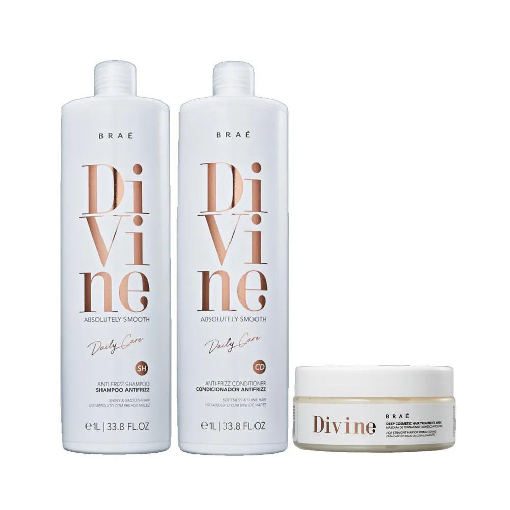 Braé Divine Anti Frizz Trio (3 Produtos) | DrogaRaia (BR)