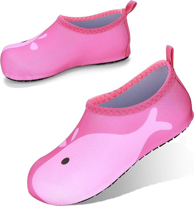 JOTO Water Shoes Beach Socks for Kids Toddler Baby Girls Boys, Barefoot Quick-Dry Non-Slip Swim S... | Amazon (US)