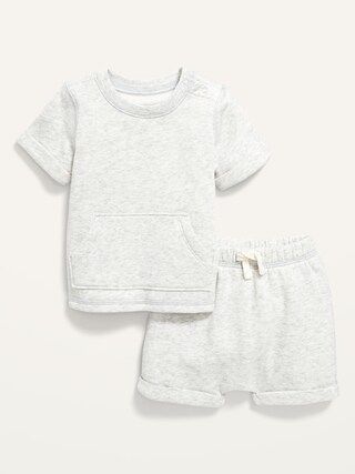 Unisex Short-Sleeve Top and Shorts Set for Baby | Old Navy (US)