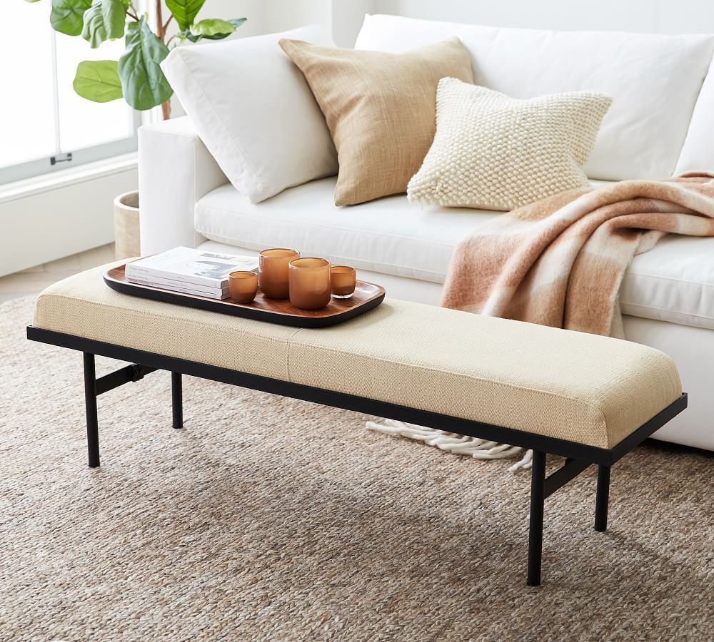 Barbary Upholstered Bench | Pottery Barn (US)