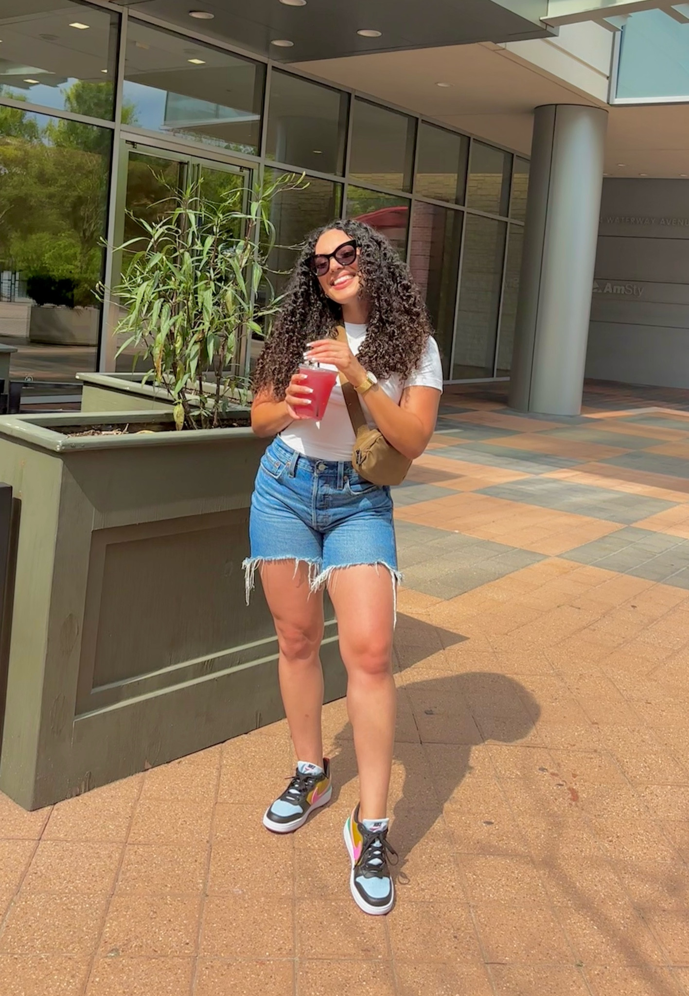 Linked this white top from Target, Levi shorts, Nike dunks (tip: order 2 sizes smaller, for example I wear an 8 so I ordered 6Y), Lululemon crossbody bag, and black cat eye sunglasses 🩷 

#LTKFindsUnder100 #LTKShoeCrush #LTKStyleTip