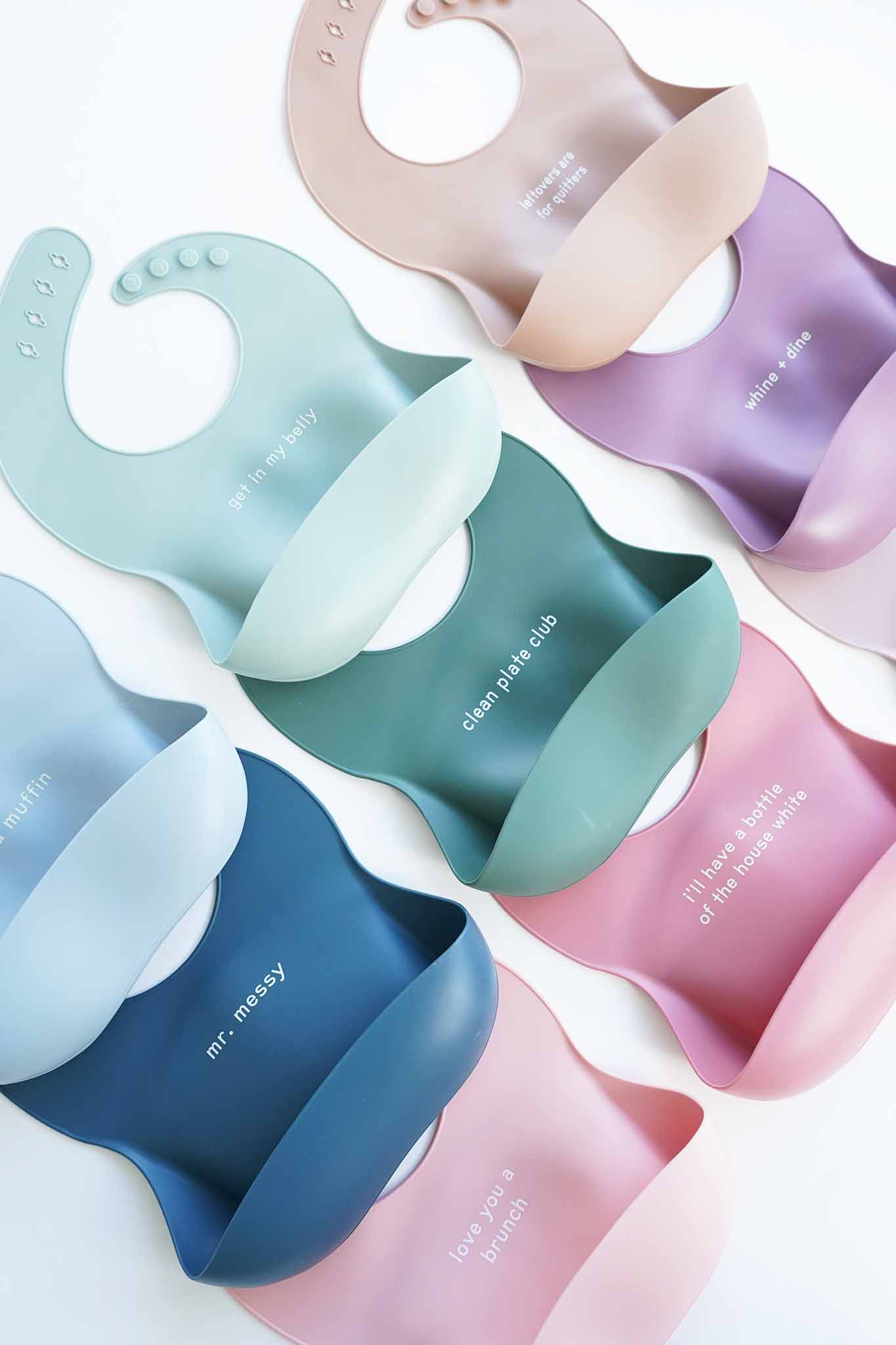 Silicone Sayings Baby Bibs | Caden Lane