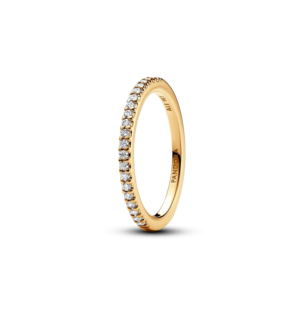 Pandora Cubic Zirconia Band Ring - Clear | Macy's