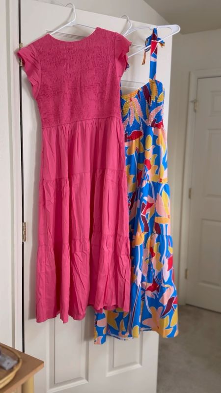 Styled two Amazon spring dresses that are under $40 and with the perfect amount of stretch from the smocking. They would be fabulous wedding guest, Easter or vacation outfits too. I’m comfortably wearing a size large in both, jeans size 12/14. 

#LTKcurves #LTKwedding #LTKunder50