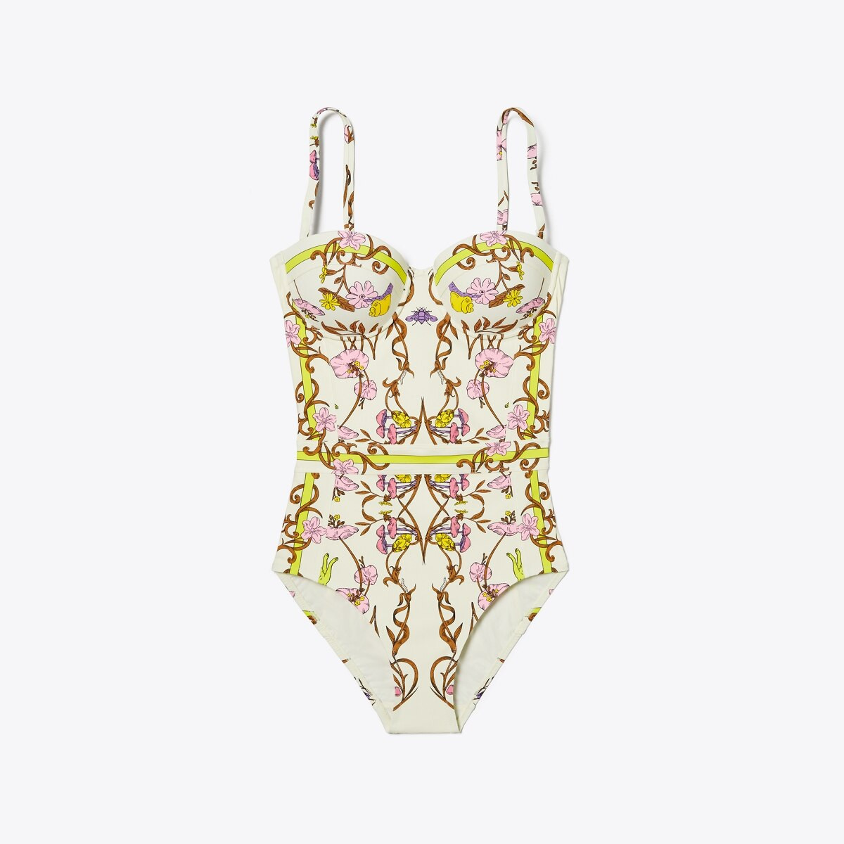 PRINTED UNDERWIRE ONE-PIECE SWIMSUIT | Tory Burch (US)