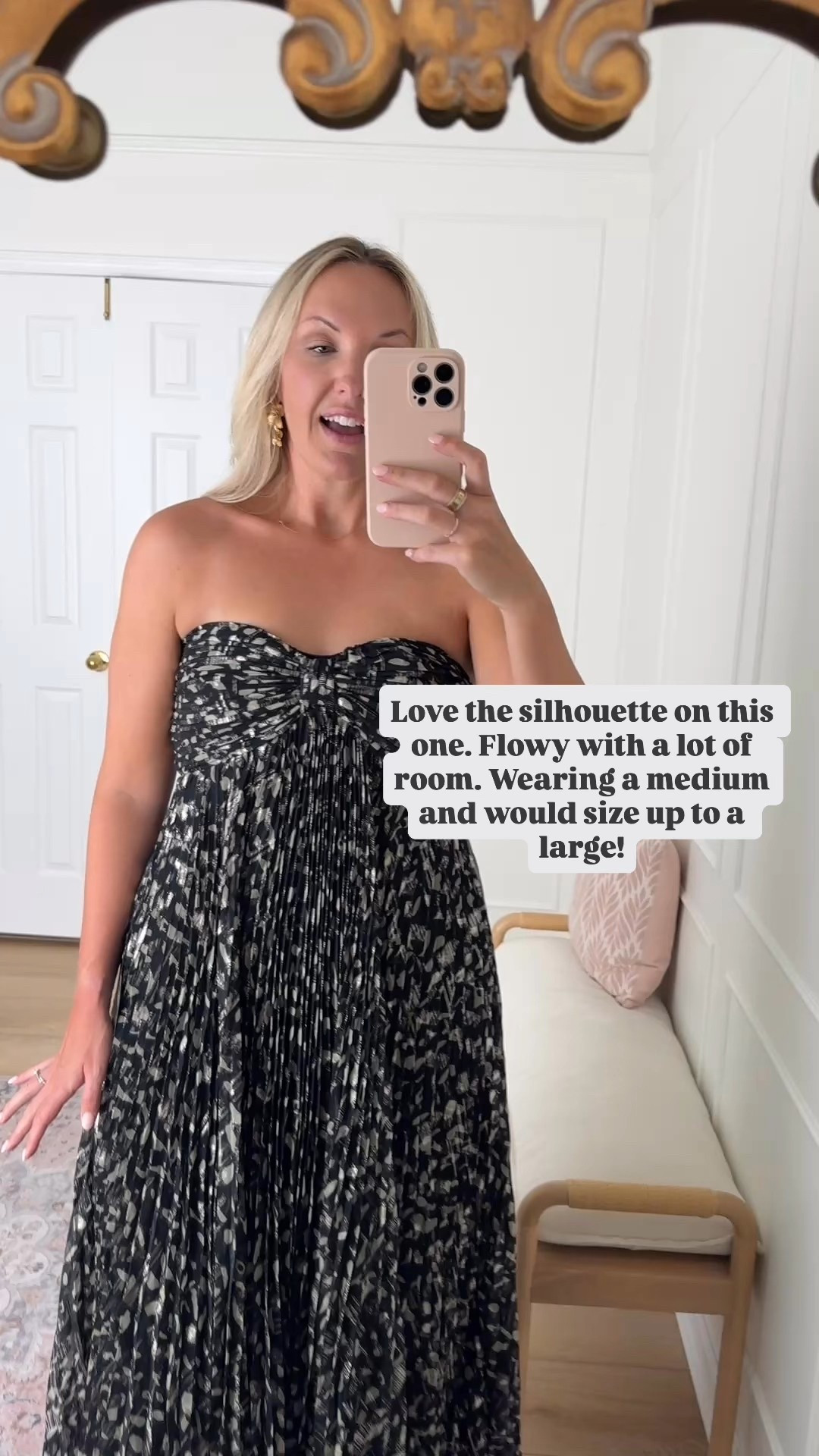 Bump friendly wedding guest dress - I’m wearing a med and it’s a little snug at the top, I should have sized up to a large!

#LTKWedding #LTKFindsUnder100 #LTKMidsize
