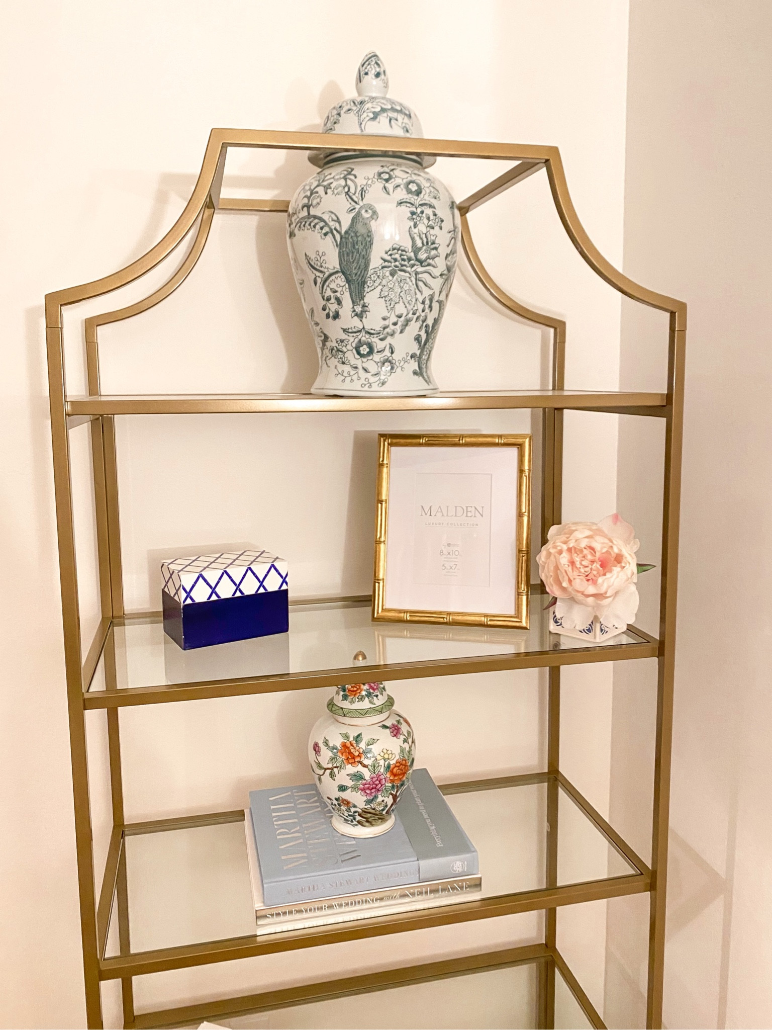 Slowly working on my bookshelves in my office. Love this Ginger Jar and the frames are great quality! 

#LTKunder100 #LTKhome