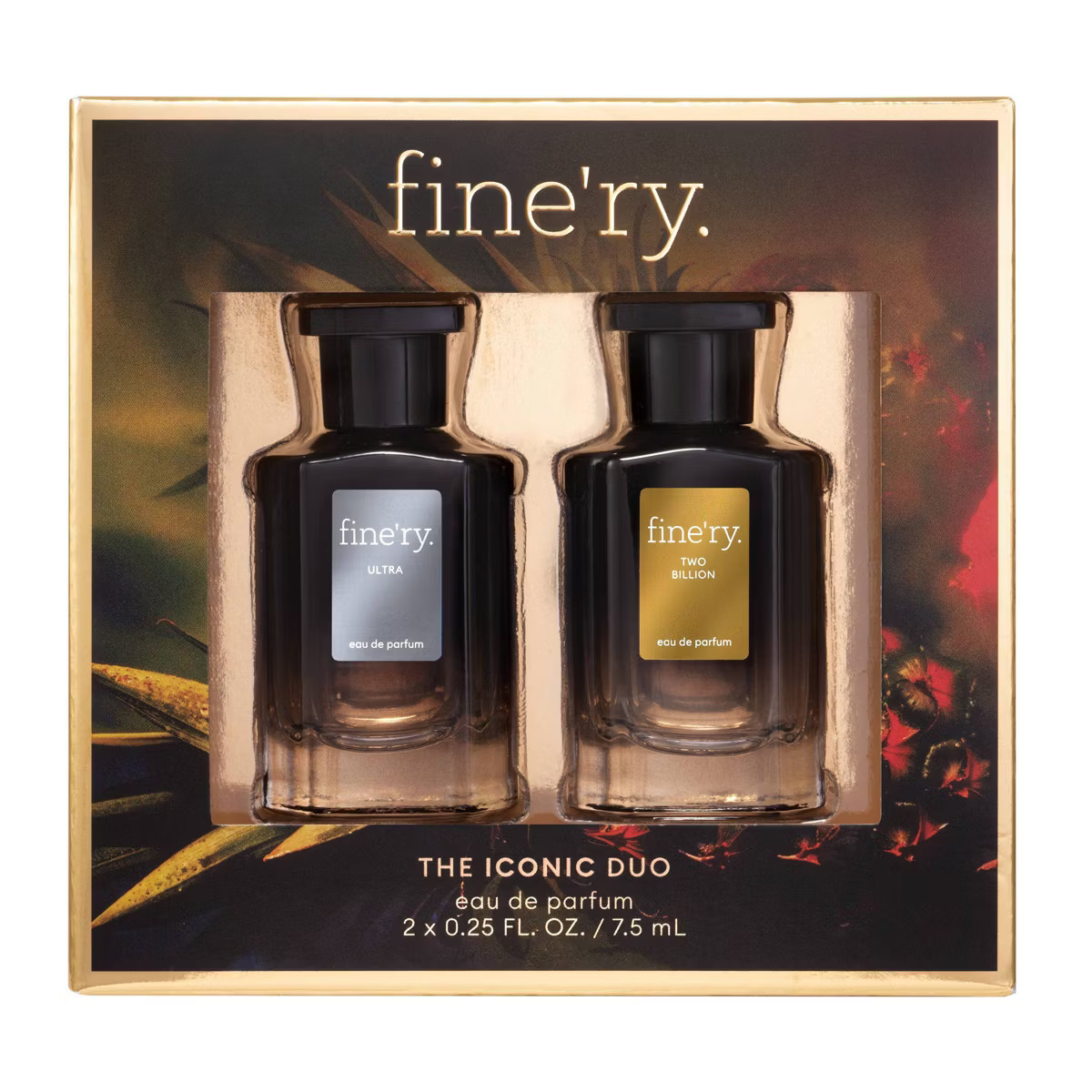fine'ry. Men's Mini Eua De Perfume Duo Set - Ultra and Two Billion - 7.5ml | Target