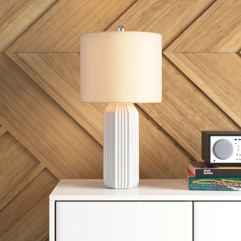 Orchard Street 24" White Table Lamp | Wayfair Professional