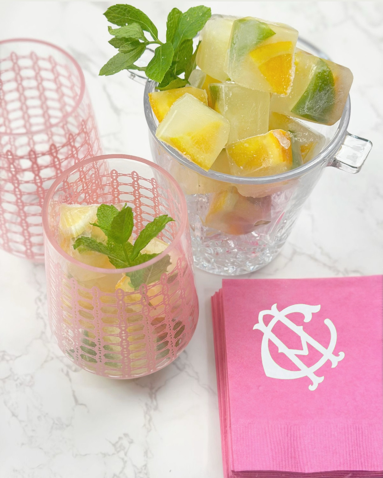 At Southern Hospitality Co., even the ice tells a story. Whether it’s citrus wheels, fresh herbs, or edible flowers frozen into the perfect cube or sphere, decorative ice turns a simple sip into something unforgettable. 💐🍋🥂

From slow-melting spheres for whiskey to floral cubes for lemonade, we’re showing you how to craft ice that’s equal parts beautiful and functional. Because the little details? They’re what make the moment linger. 

Cocktail napkins and stir sticks available at southernhospitalitycompany.com

https://southernhospitalityco.com/2025/06/12/frozen-garnishes-how-to-flavor-your-drinks-with-decorative-ice/

#LTKWedding #LTKSummerEdit #LTKParties