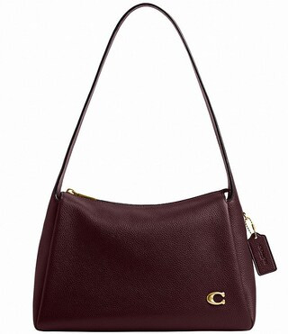COACH Lola Polished Pebble Leather Top Zip Shoulder Bag | Dillard's | Dillard's