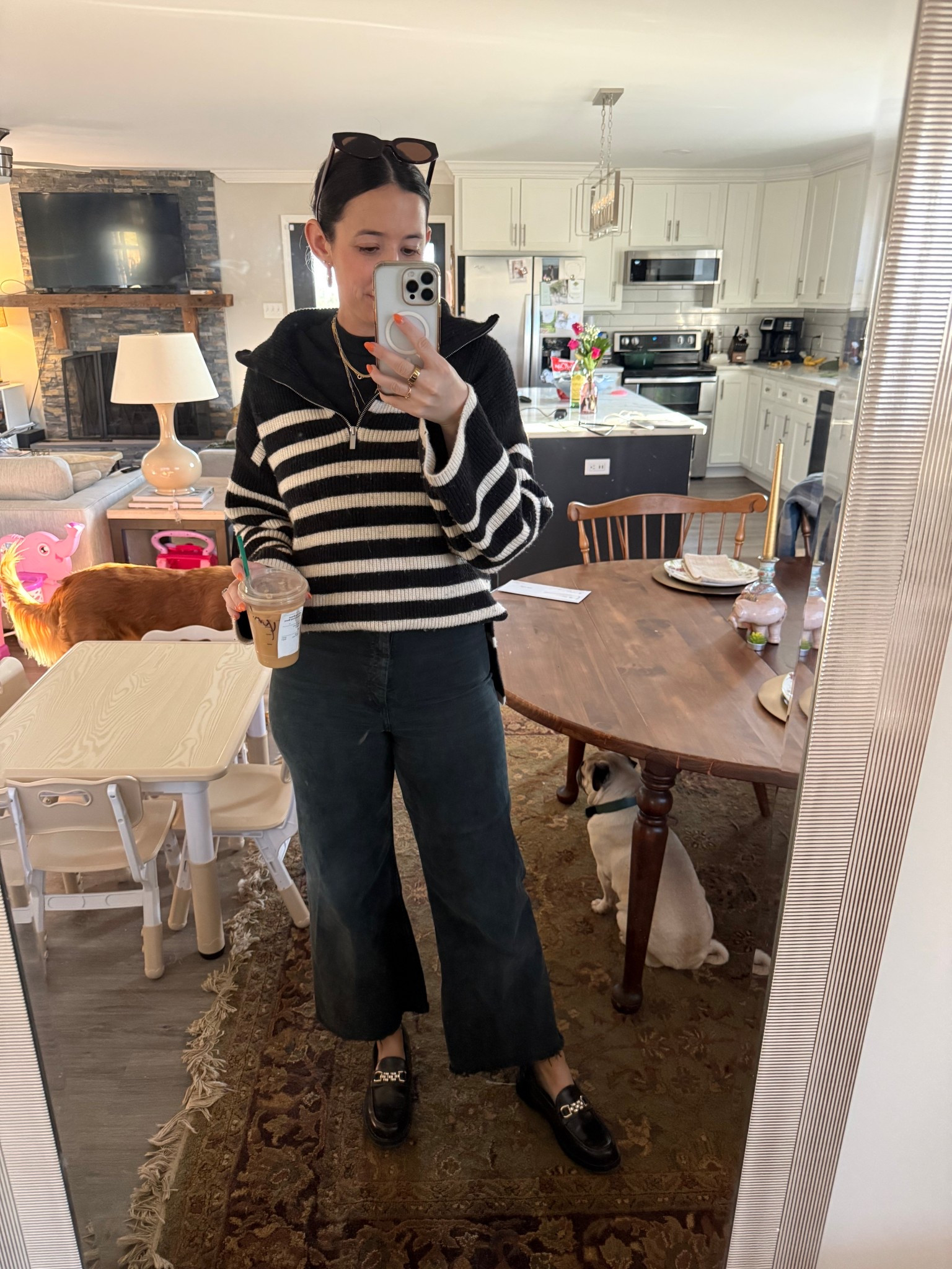 Cold weather work outfit for this Monday! Everything I’m wearing is TTS