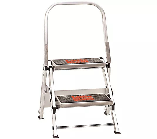 Little Giant Safety 2-Step Ladder 300-lb Capacity - QVC.com | QVC