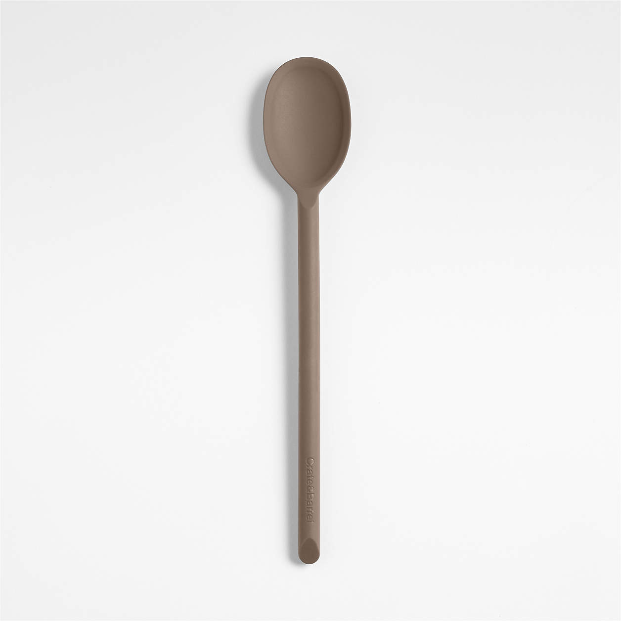 Crate & Barrel Mushroom Brown Silicone Spoon + Reviews | Crate & Barrel | Crate & Barrel