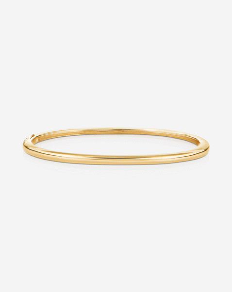 Stackable Gold Cloud Bangle | Ring Concierge