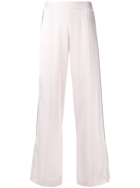 Mother Of Pearlsatin crepe wide-leg pants | FarFetch US